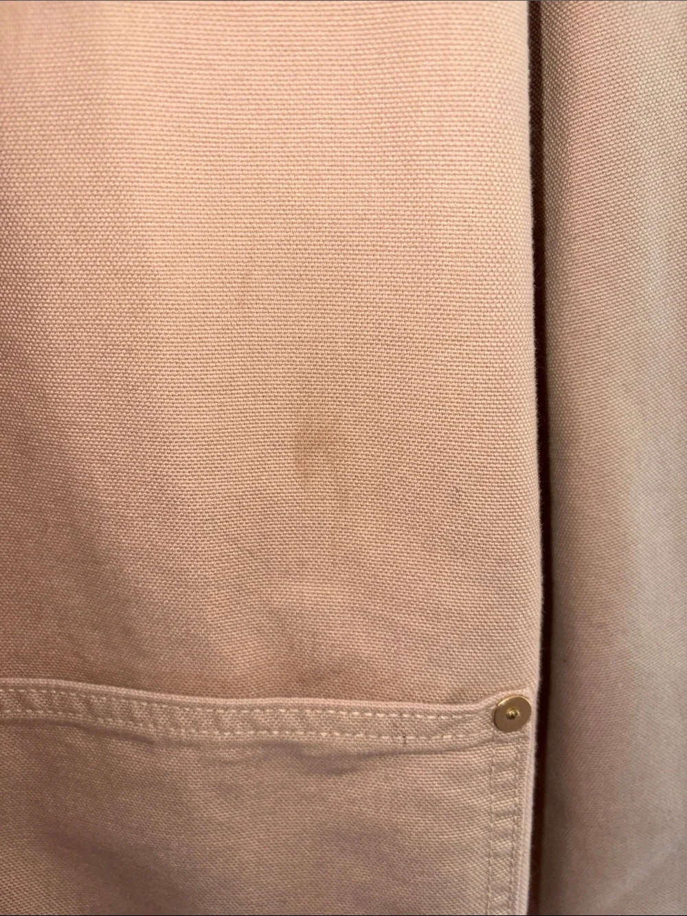 Utility Jacket with Contrast Corduroy Collar - Tan - Picture 8 of 9